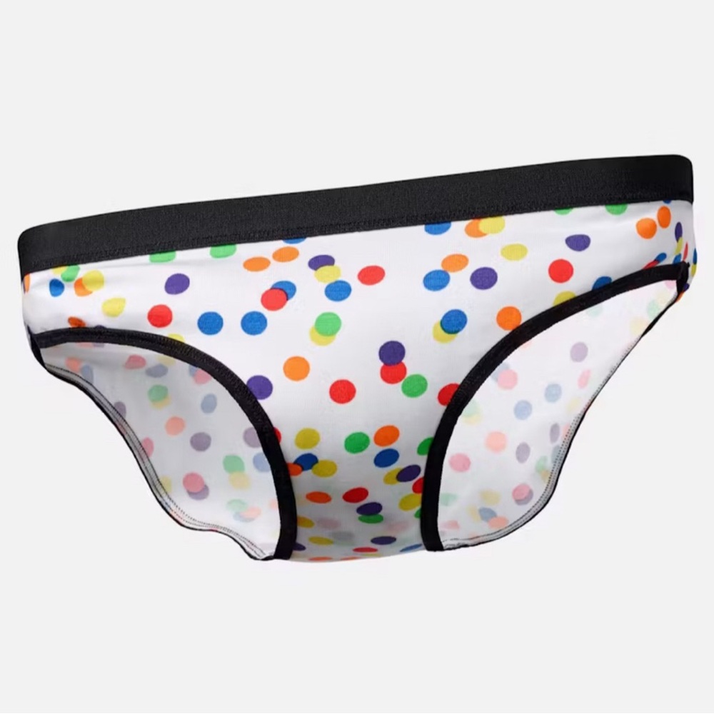 3-Pack, MeUndies, Women’s Small, Red & Blue Polka Dot
